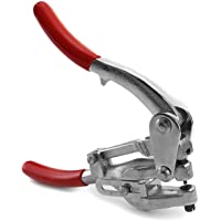 QWORK Alicates De Perforación - Alicate Sacabocados - Para Acero Inoxidable Hierro Plástico Cuero Correa de Reloj Correa…
